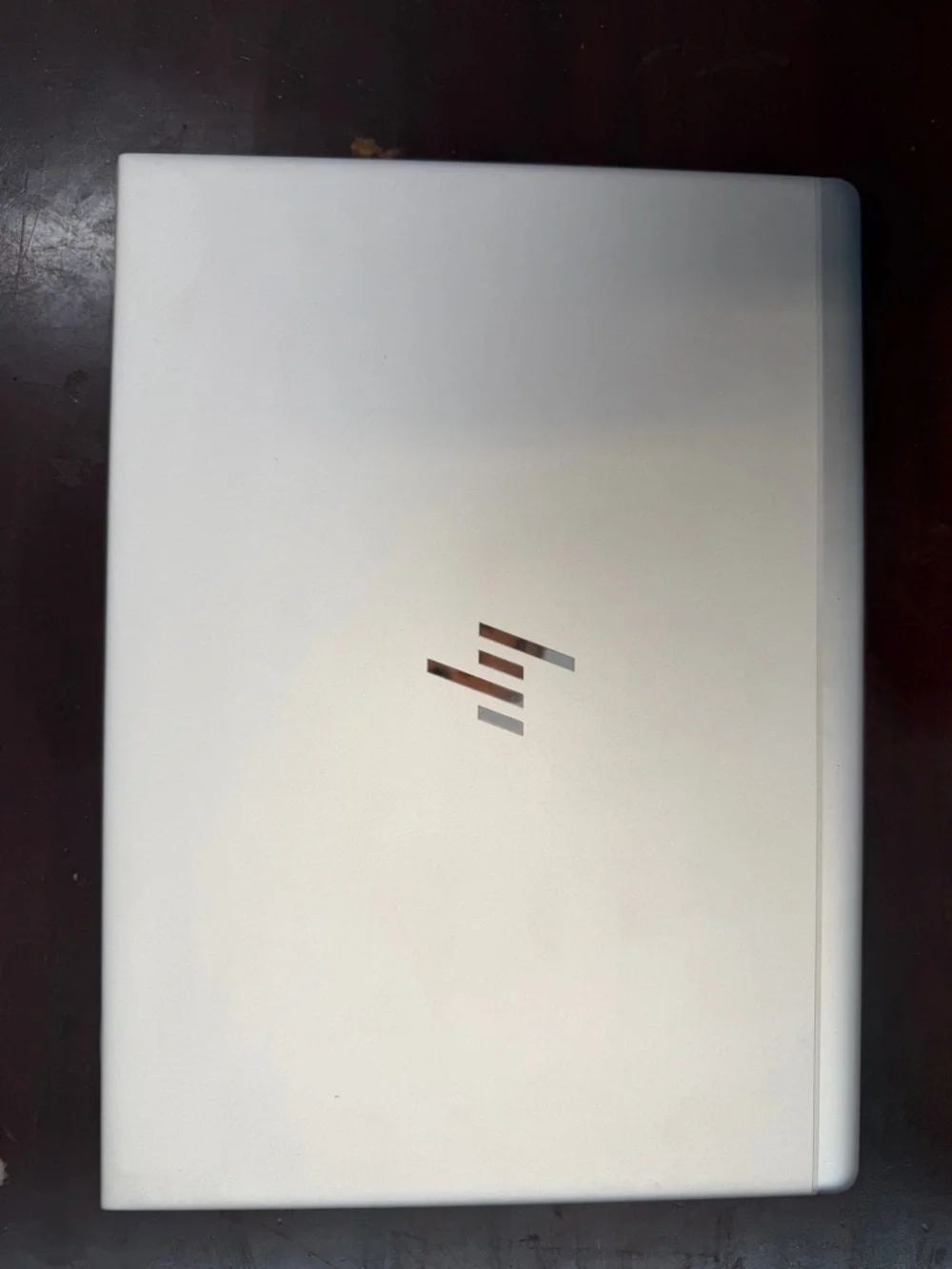 HP Silver and Black Laptop with Full-Size Keyboard